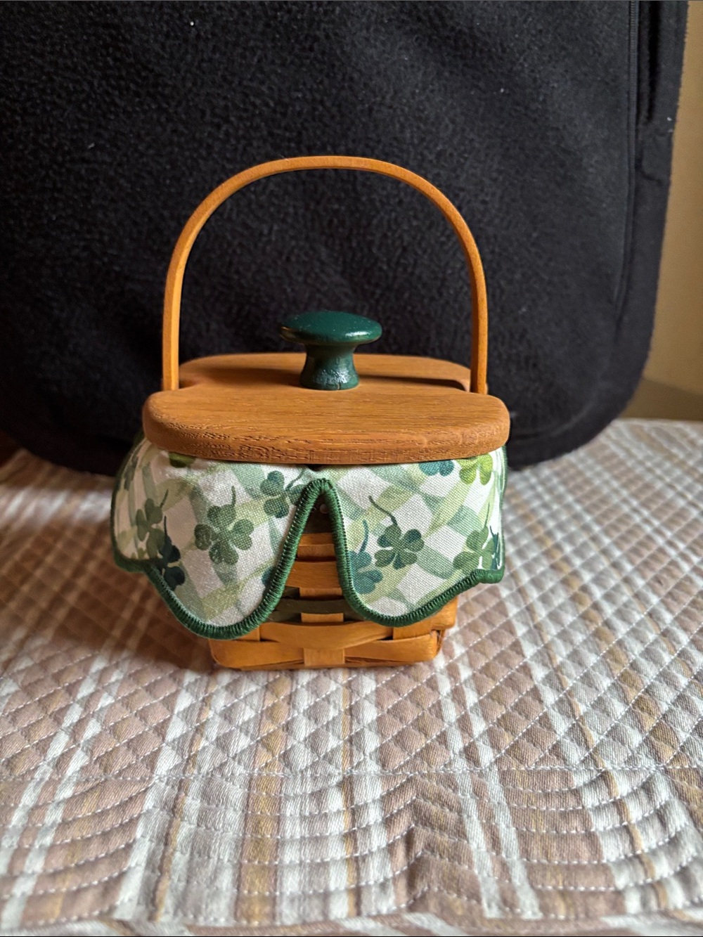 Longaberger 1999 St Patrick’s Day Basket Set